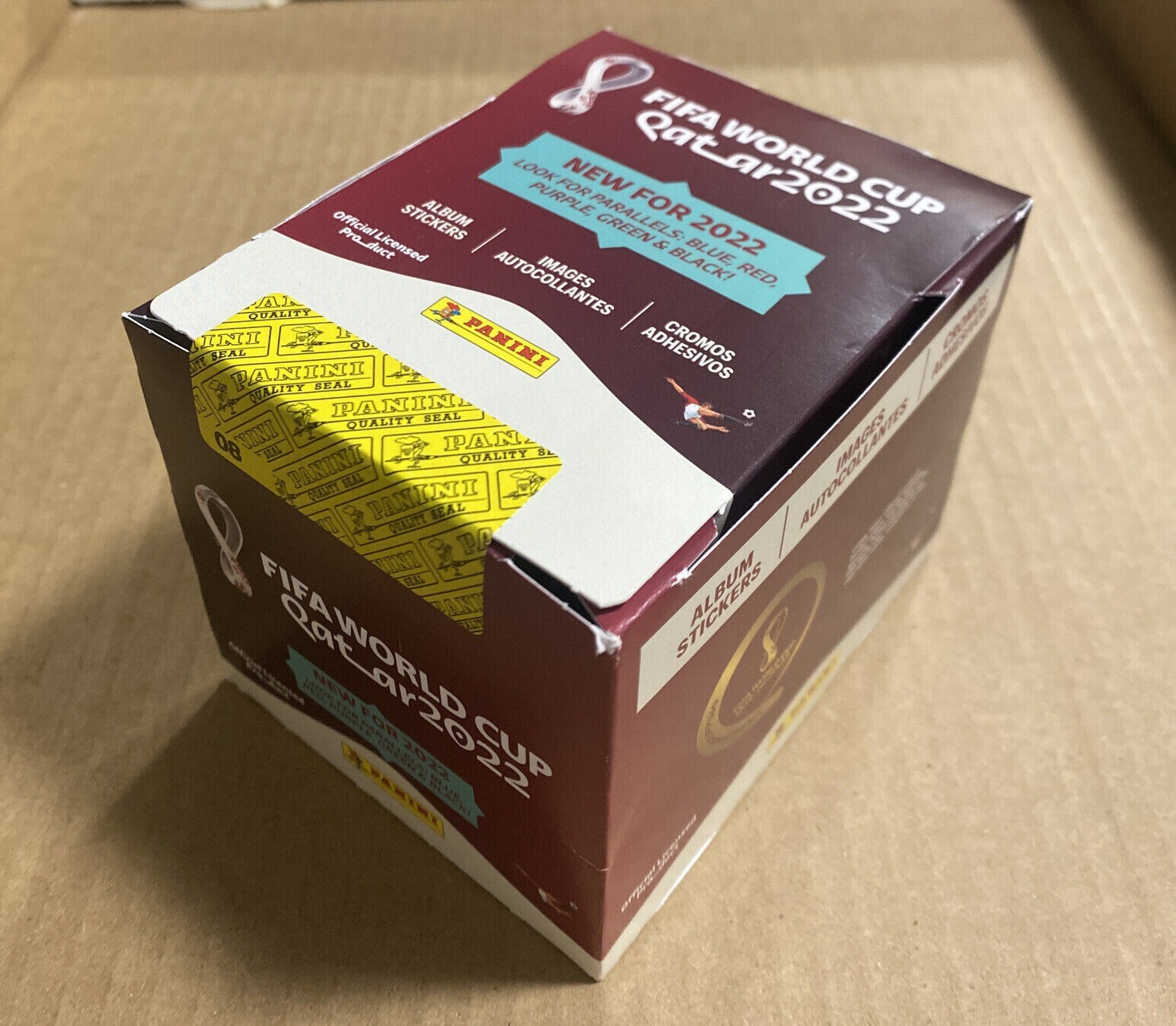 Panini - FIFA World Cup QATAR 2022, Sticker Packs, 50 Packs, Sealed Box, NEW Panini - FIFA World Cup QATAR 2022, Sticker Packs, 50 Packs, Sealed Box, NEW