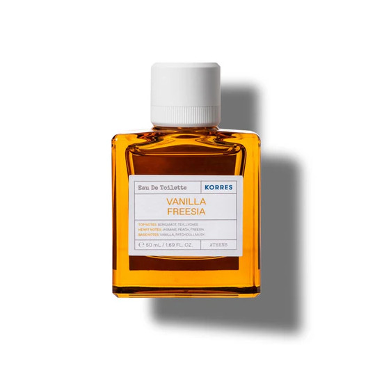 KORRES Vanilla Freesia Eau de Toilette 1.69 fl oz 50ml Oriental - New Unboxed KORRES Vanilla Freesia Eau de Toilette 1.69 fl oz 50ml Oriental - New Unboxed