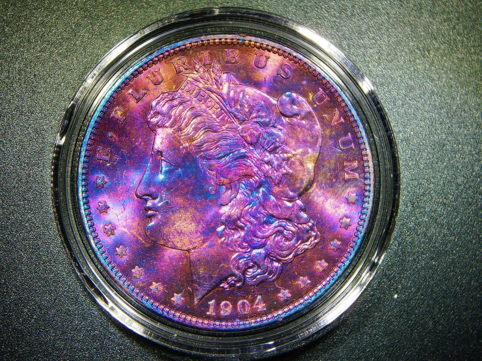 UNC. DETAIL 1904-O MORGAN DOLLAR BEAUTIFULLY TONED NICE COLLECTOR COIN-2092