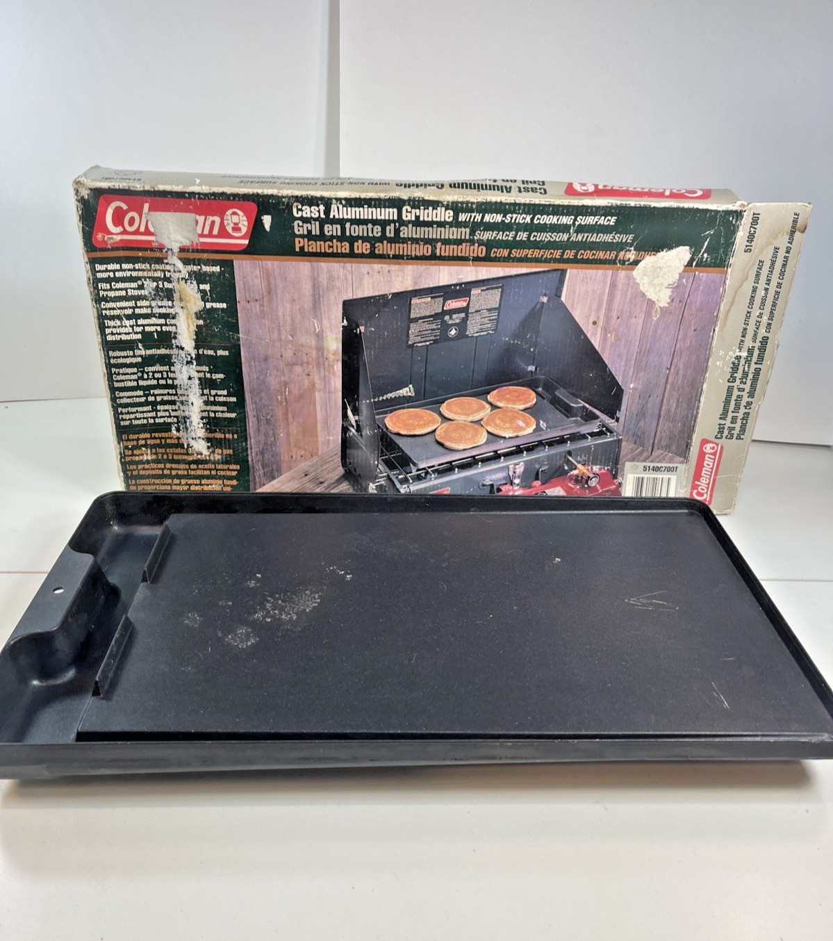 Coleman Cast Aluminum Non-Stick Griddle for Camp Stove Model 5140C700T