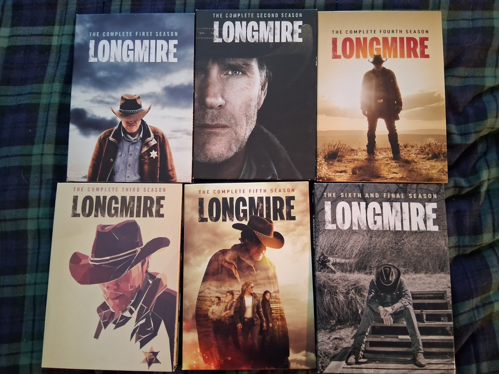 Longmire Seasons 1-6 Complete Series. DVD