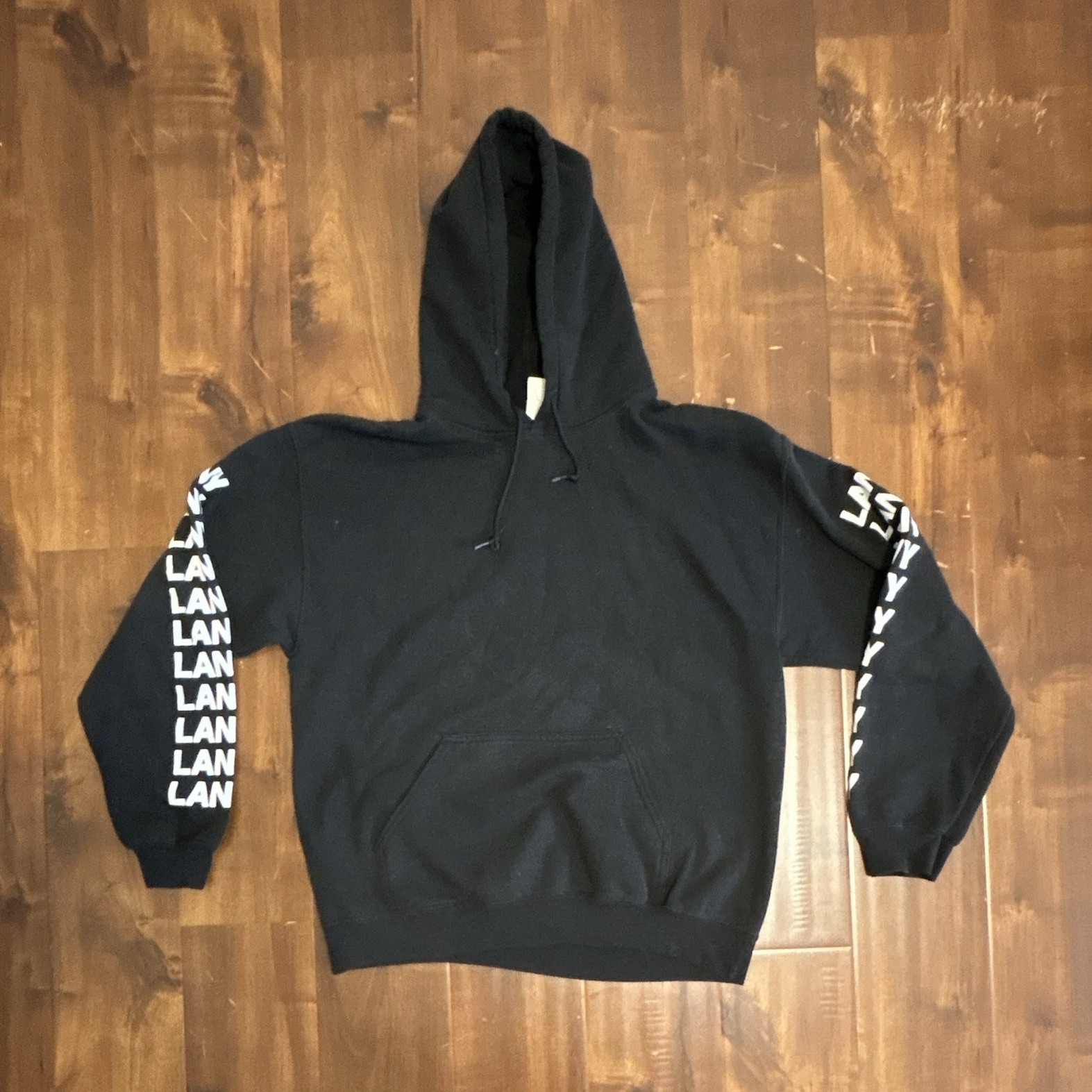 LANY So Bad I Love You Tour Hoodie Men’s Small Sweater Pullover Black LANY So Bad I Love You Tour Hoodie Men’s Small Sweater Pullover Black