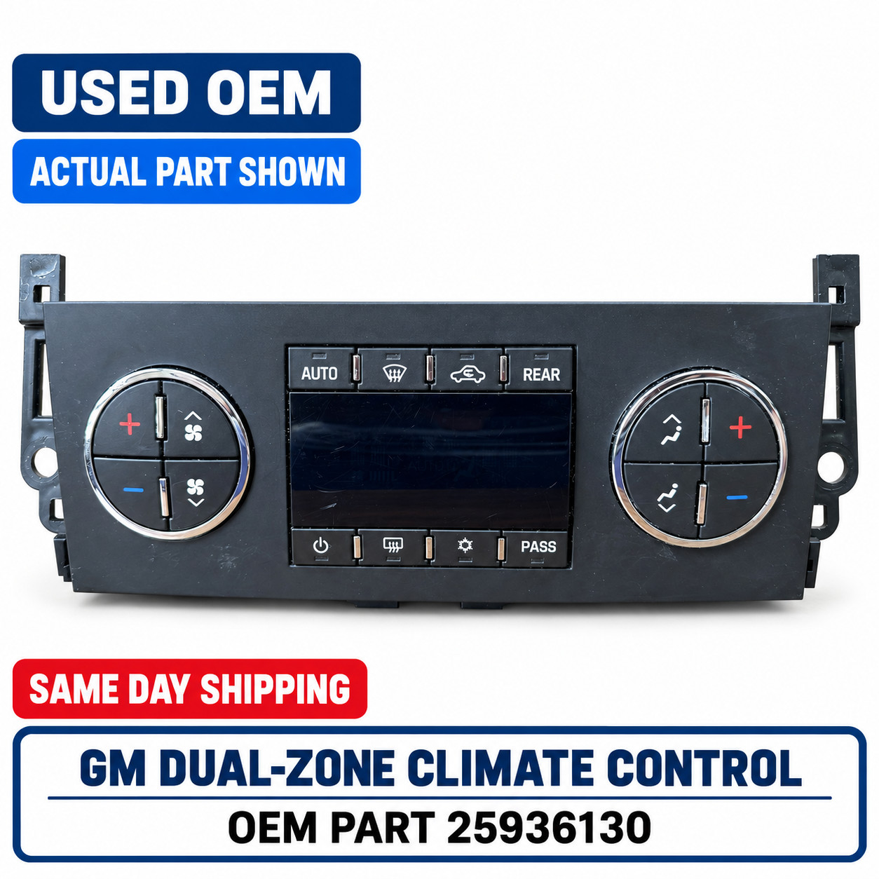 2007-2011 Chevy Tahoe GMC Yukon AC Heater Temperature Climate Control OEM