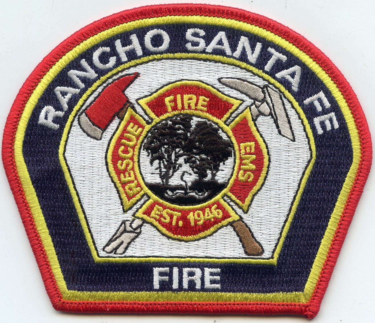 RANCHO SANTA FE CALIFORNIA CA FIRE PATCH