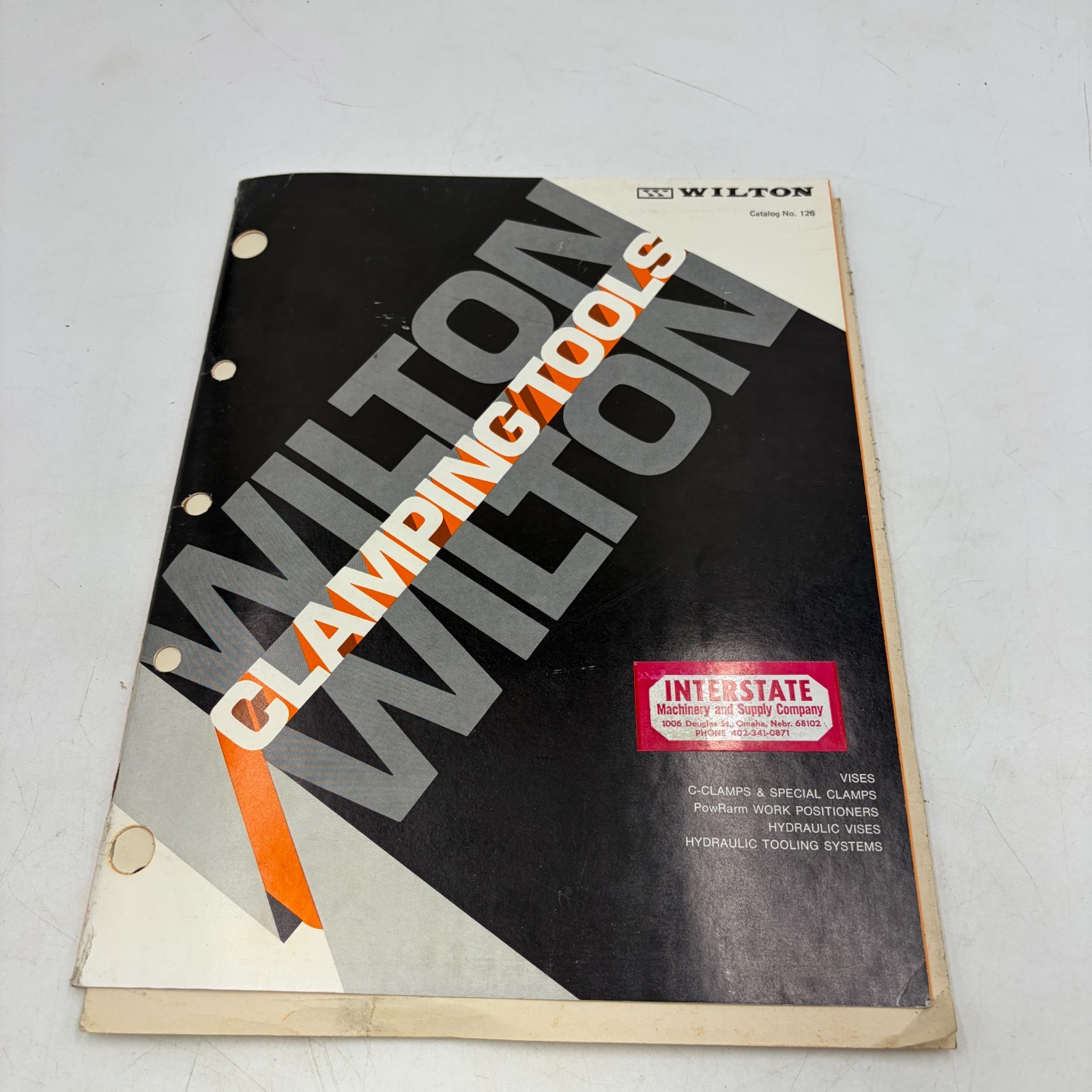VINTAGE 1973 WILTON VISE AUTOMOTIVE SERVICE TOOLS CLAMP GRINDER CATALOG 126
