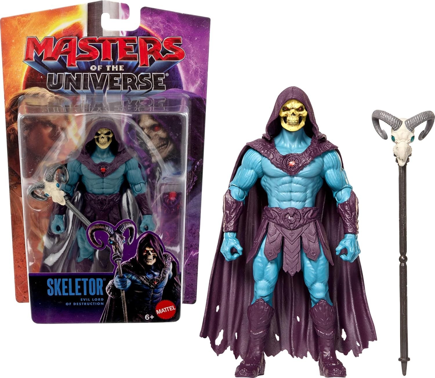 Masters of the Universe Movie Skeletor 5.5 Inch Action inches, Multicolor