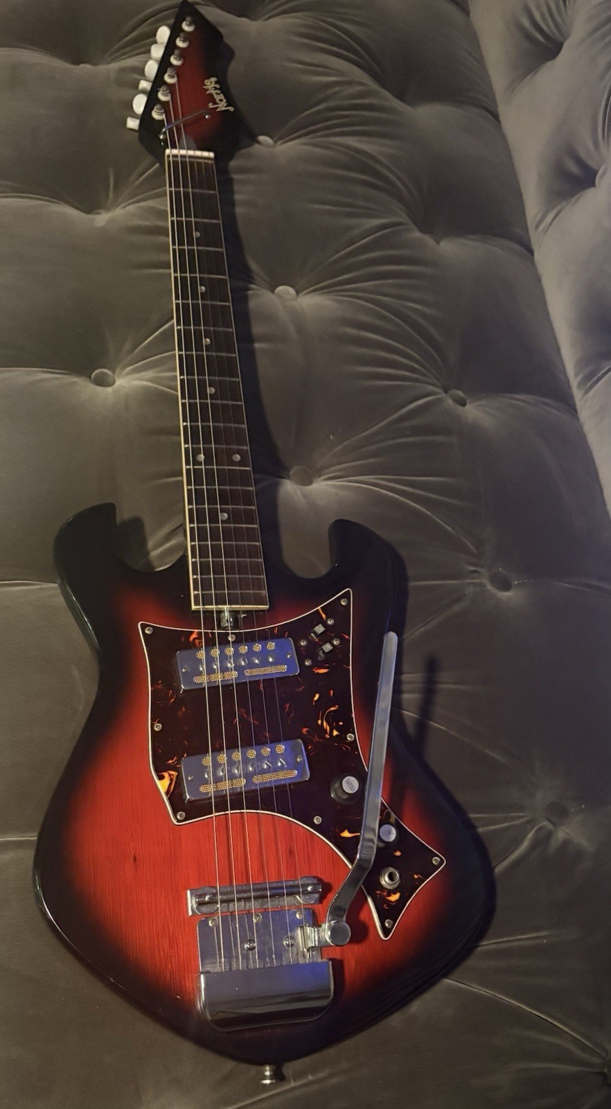 Vintage Norma EG 405-2 Electric Guitar – Red Sunburst