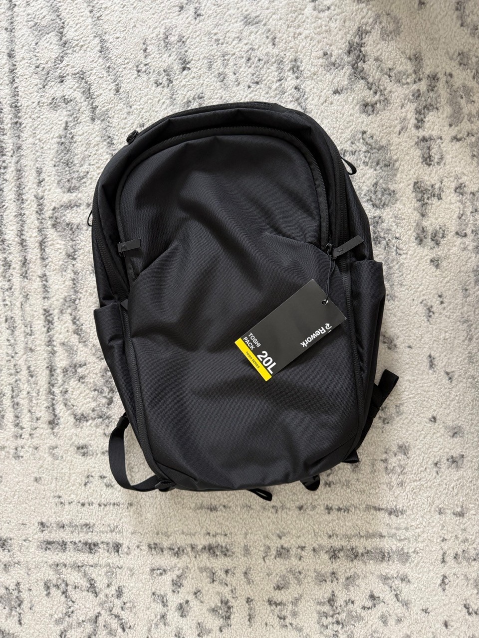 Rework Gear Toshi 20L Backpack v1 | Everyday Carry EDC Backpack | Black | NEW