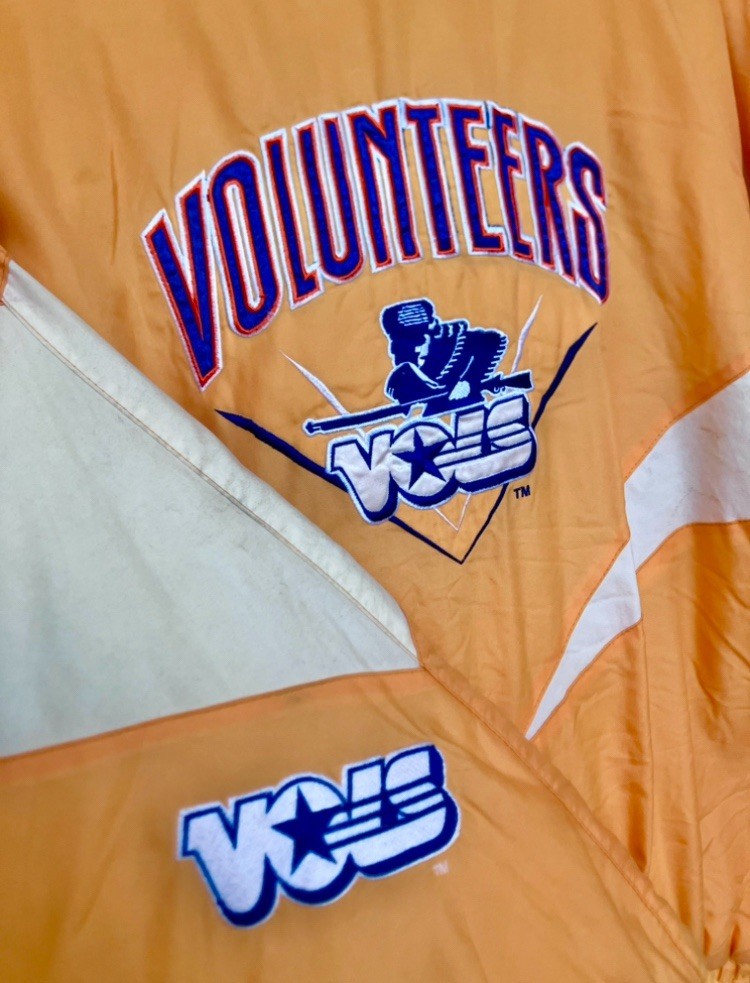 Vintage Puffer Jacket 1980s 90s Tennessee Volunteers Locker Line XL Old Logo