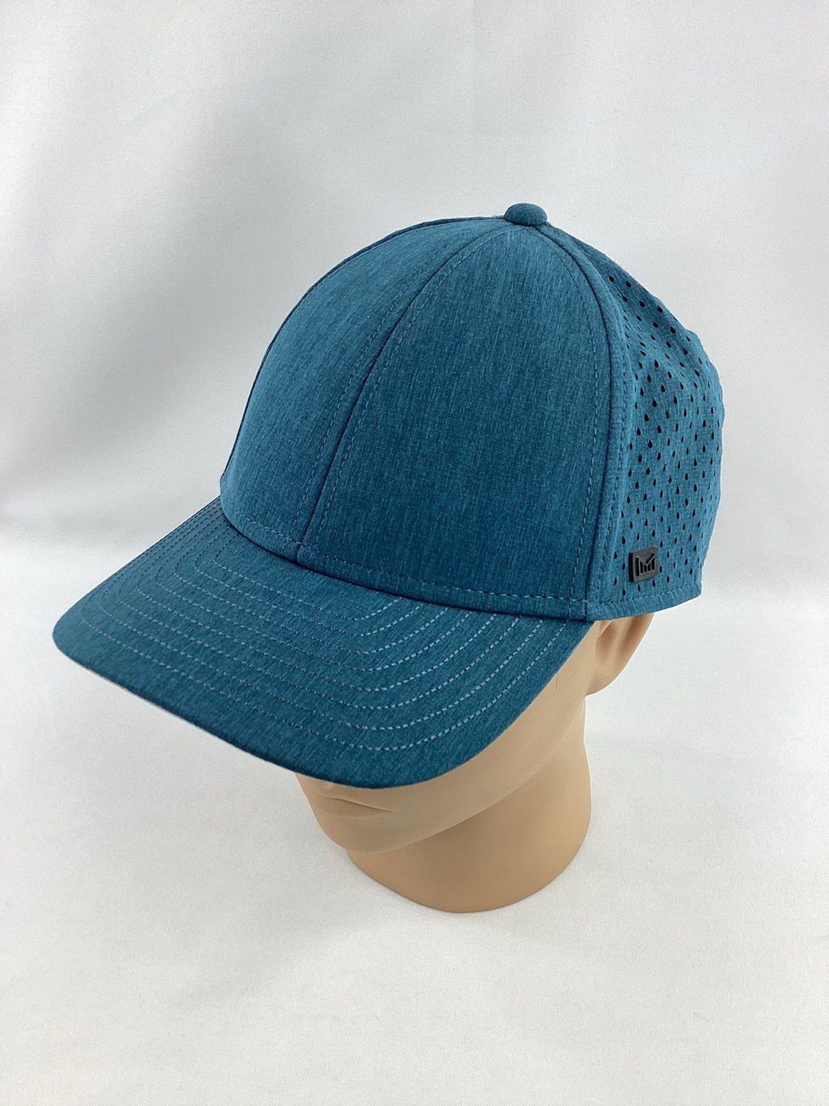 Melin A-Game Hydro Performance Snapback Hat Size Classic CL Heather Ocean Cap