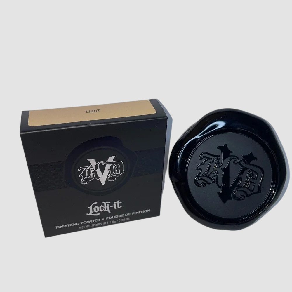 KVD Kat Von D Lock-It LIGHT Finishing Powder Full Size 0.28oz NIB NEW