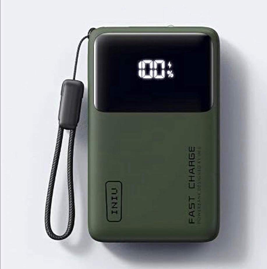 INIU Power Bank, Compact 10000mAh 45W PD Fast Charging Portable Charger