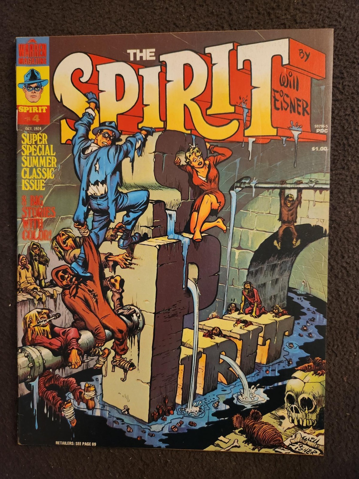 The Spirit Magazine #4-October 1974-Excellent Condition-Very Nice The Spirit Magazine #4-October 1974-Excellent Condition-Very Nice
