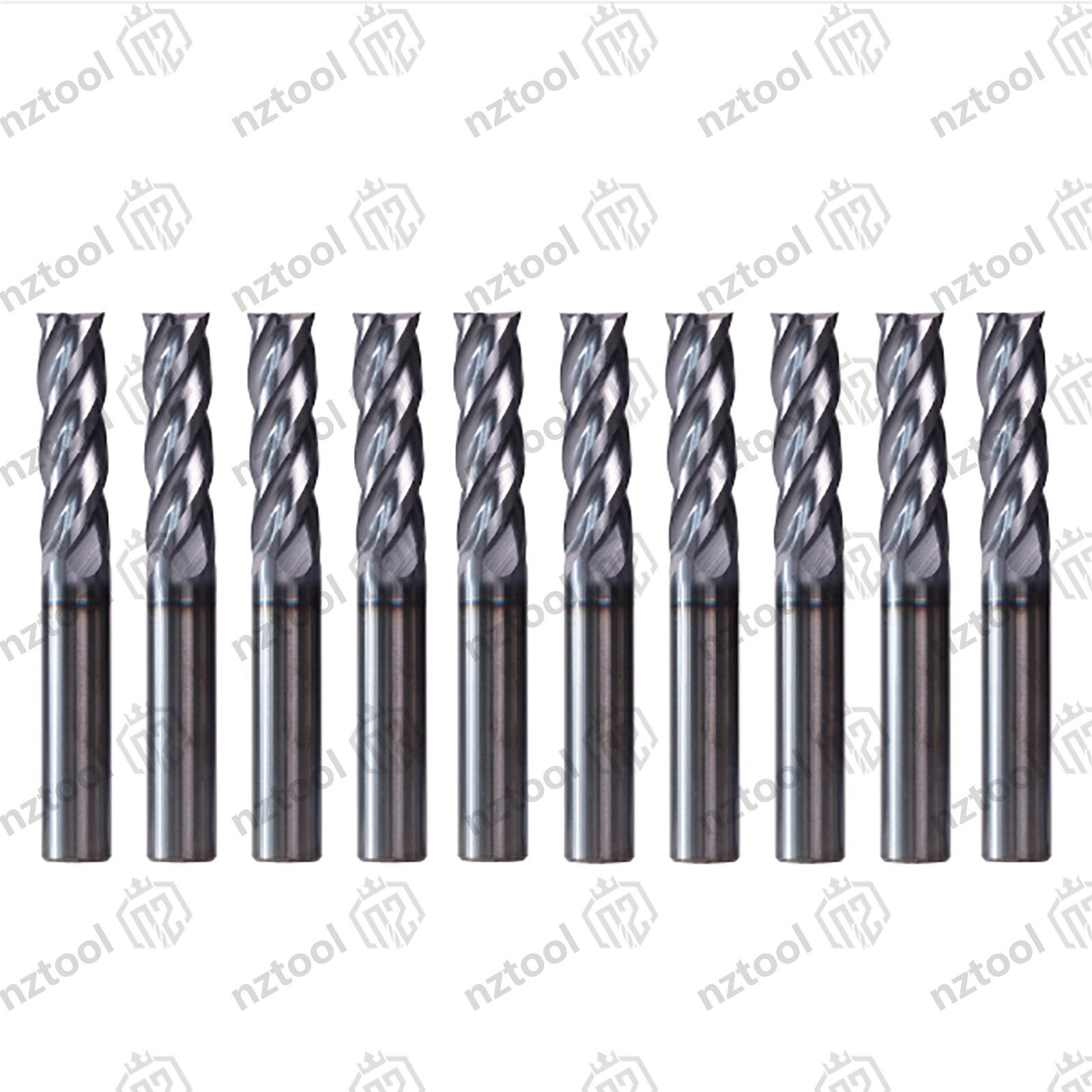 10Pcs 4 Flute 5/16\