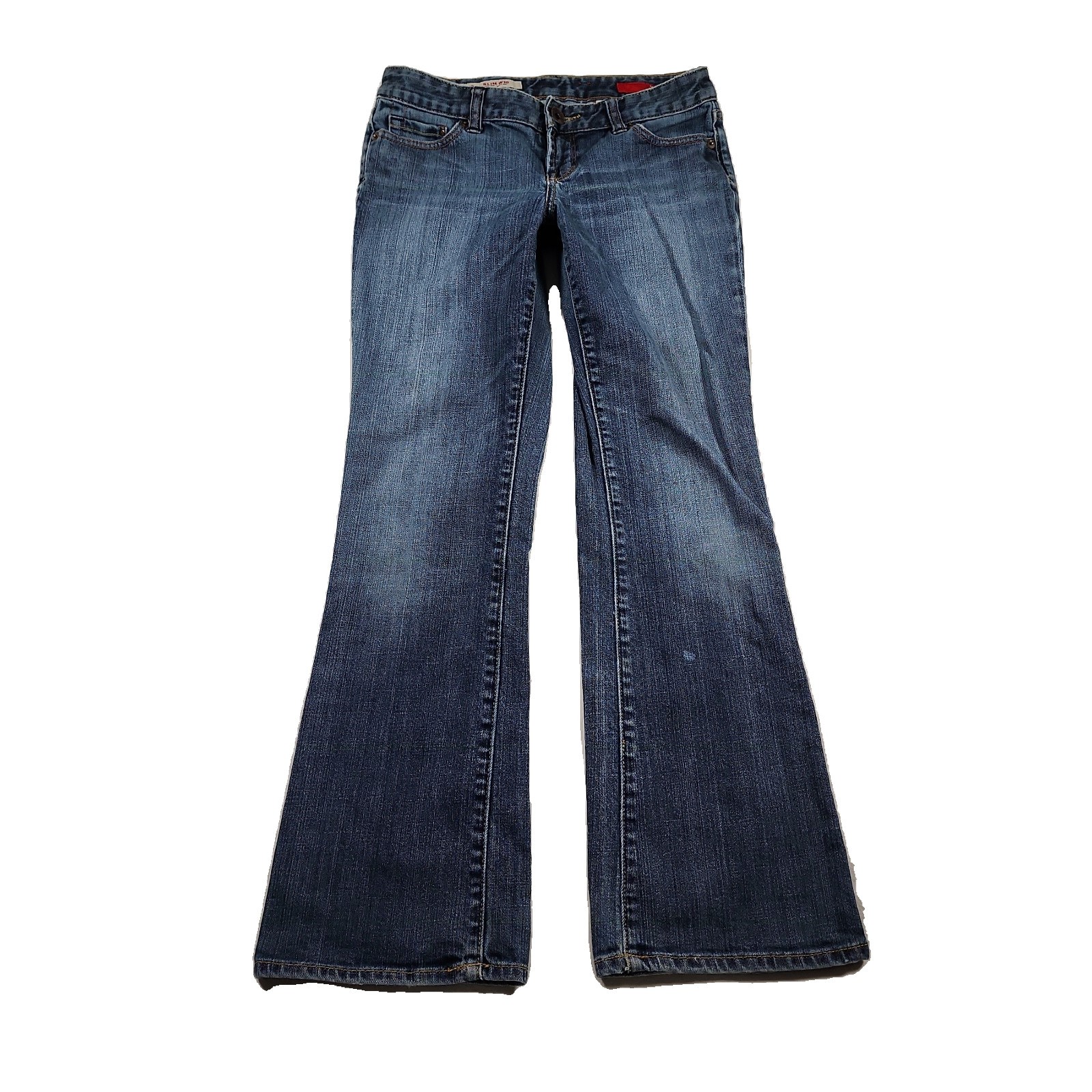 Y2K Express X2 Jeans Womens 6 Slim W10 Low Rise Boot Cut Flare Indie Sleeze