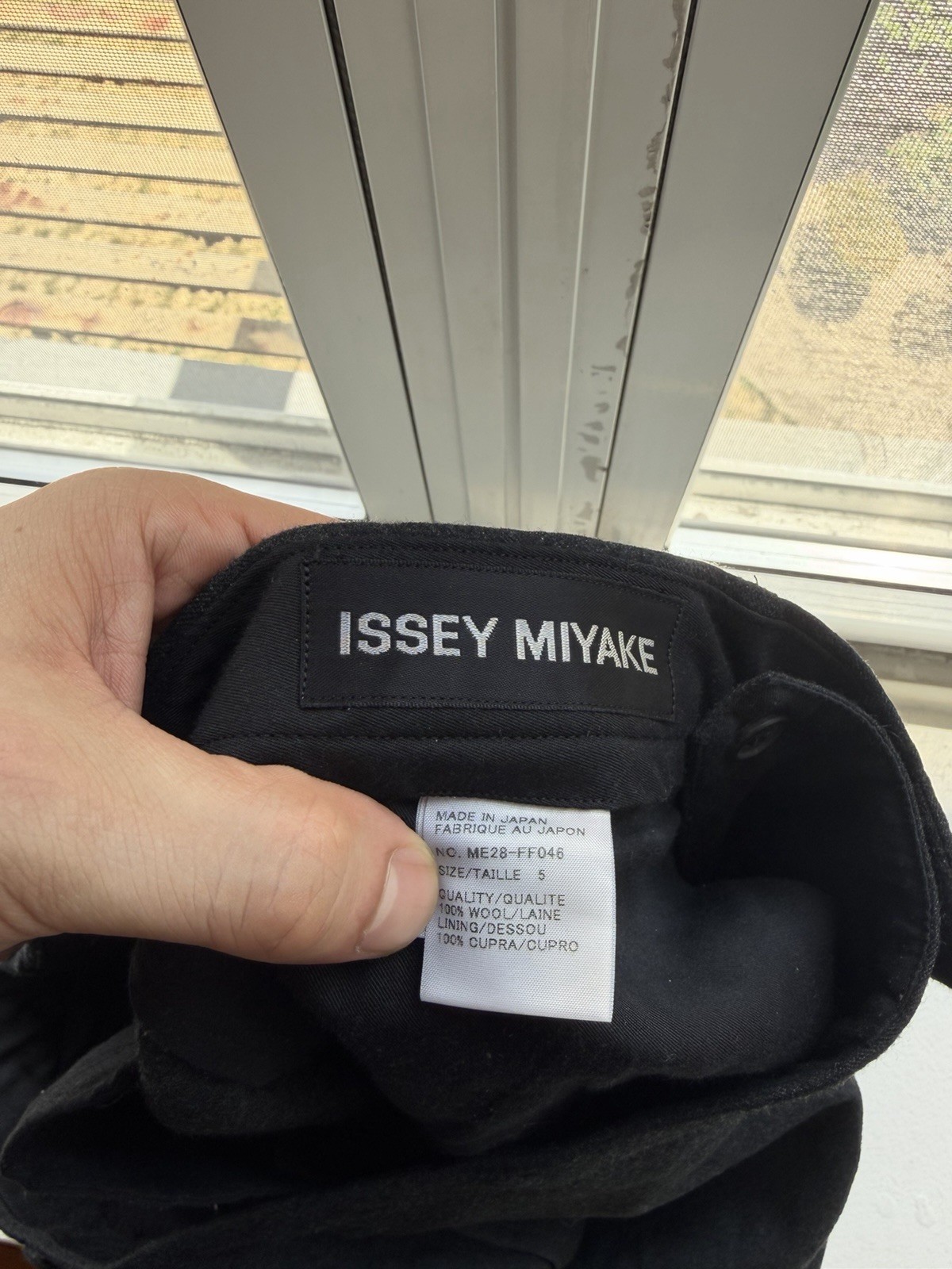 Issey Miyake Wool Trousers Men’s Size 32”-33”