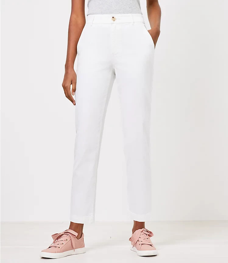 Ann Taylor LOFT Perfect Straight Pants in Washed Twill sz 6 NEW NWT 