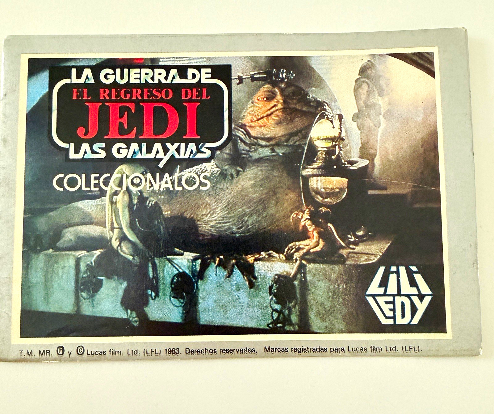 Lili Ledy La Guerra de las Galaxias El Regreso del Jedi 12 page Catalog 1983