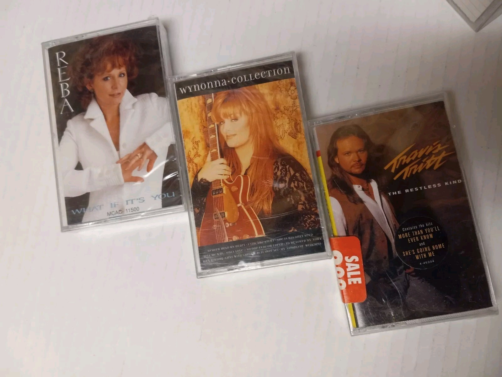 Brand New- Restless Kind by Travis Tritt..Reba  And Wynonna Cassette Tape Lot X3
