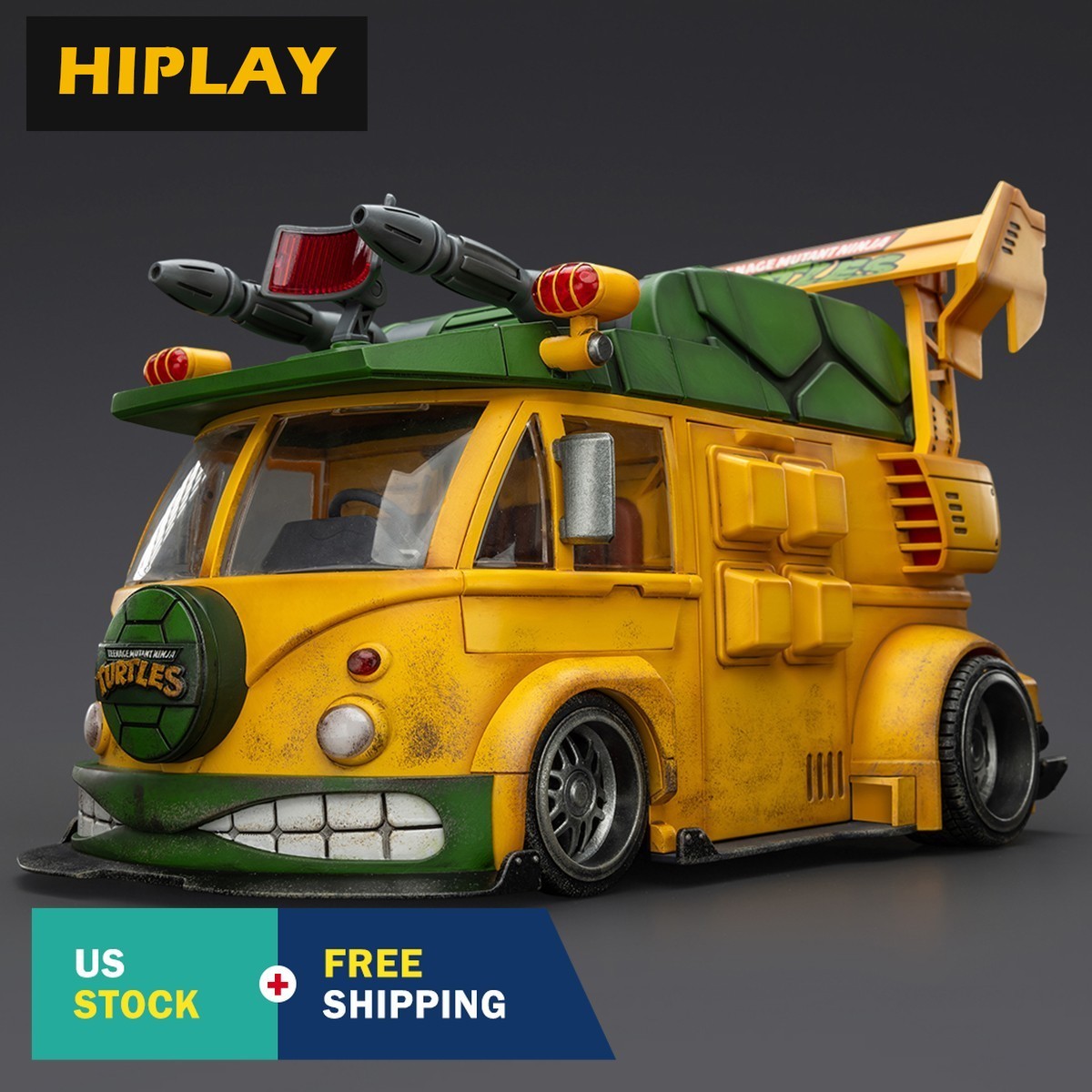 HIPLAY JOYTOY TMNT-Turtle Van 1/18 Car Model Fit TMNT Series Action Figure