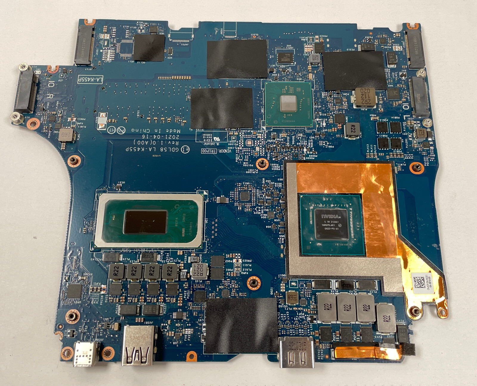 K0CP5 Dell G15 5511 Intel Core i711800H GeForce RTX 3050Ti Laptop Mother G2U