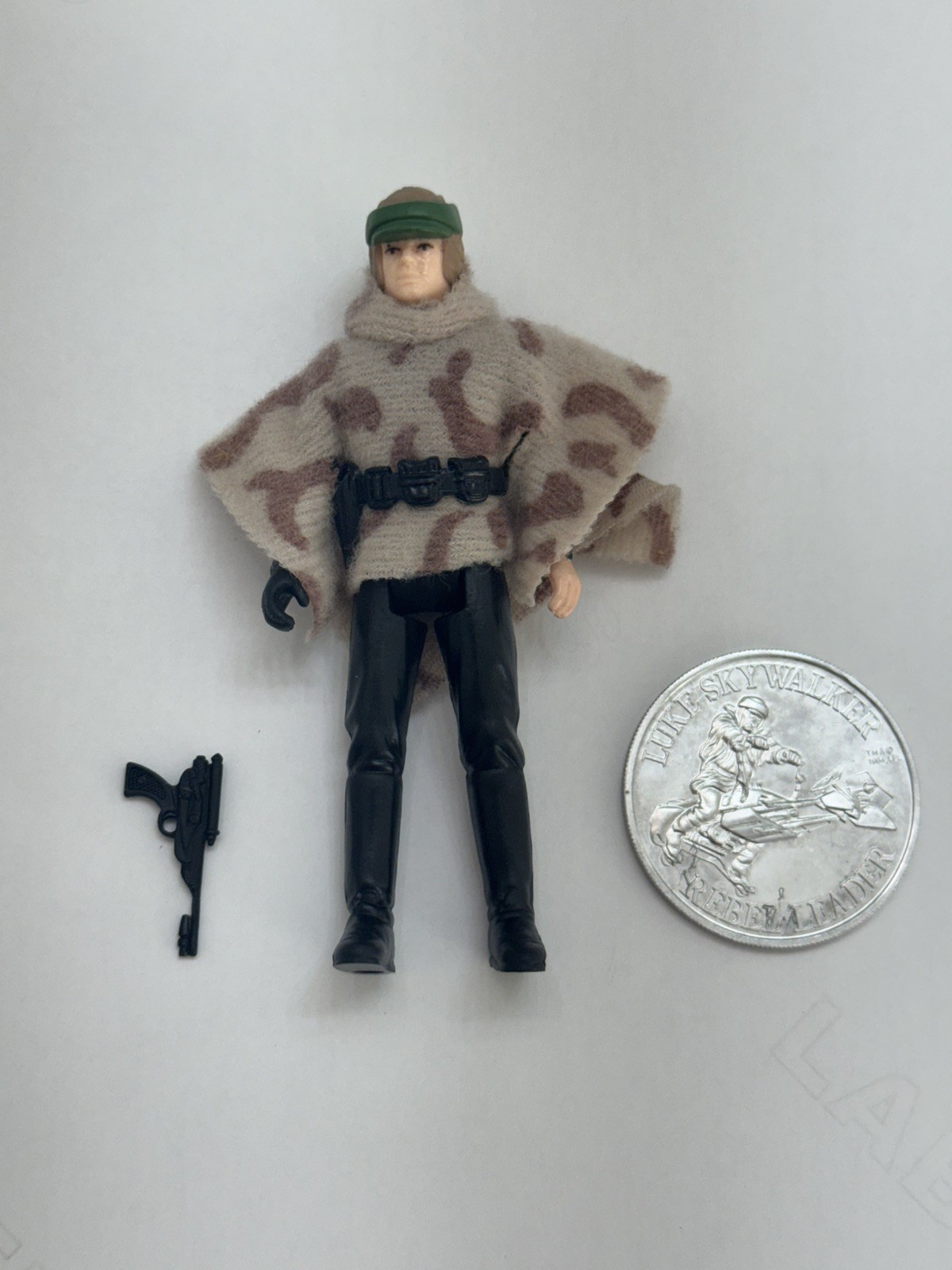 Vintage Star Wars 1985 Last 17 POTF Luke Endor Battle Poncho Complete Original Vintage Star Wars 1985 Last 17 POTF Luke Endor Battle Poncho Complete Original