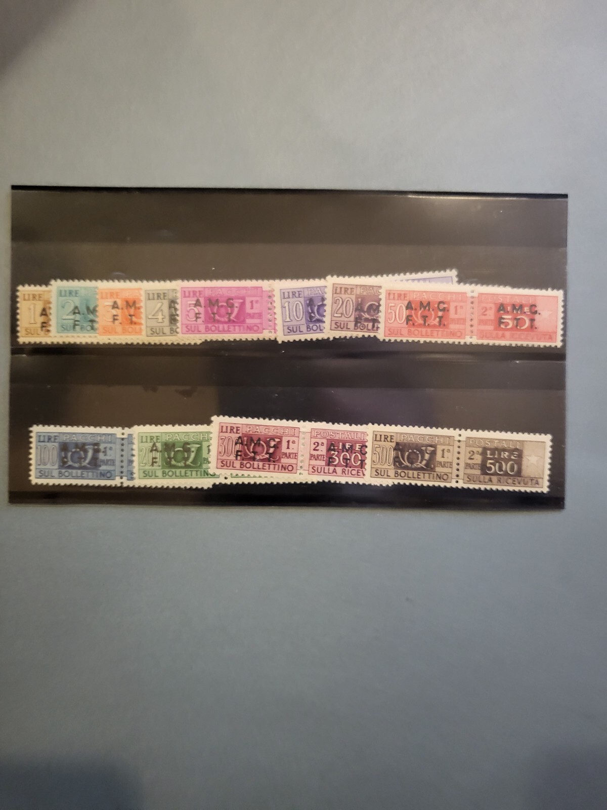 Stamps Trieste Zone A Scott #Q1-12 nh with cert Stamps Trieste Zone A Scott #Q1-12 nh with cert