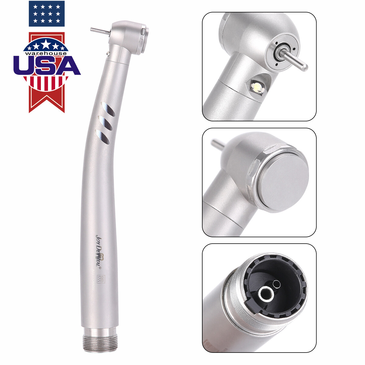 1-10 Pzas Handpiece Dental LED Alta Velocidad/Contraángulo/Recto/Motor Aire