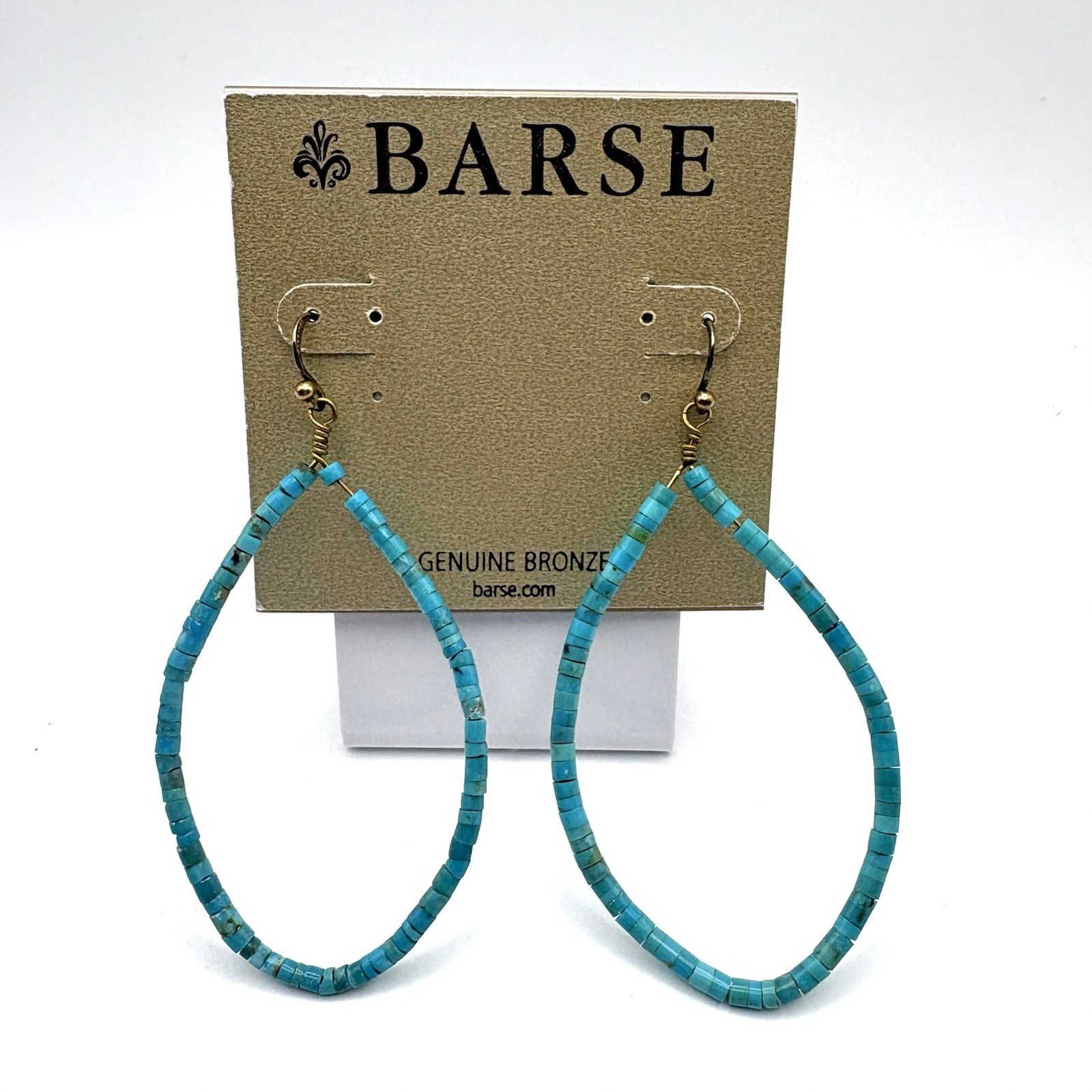New Studio Barse Natural Turquoise Southwestern Style Dangle Earrings New Studio Barse Natural Turquoise Southwestern Style Dangle Earrings