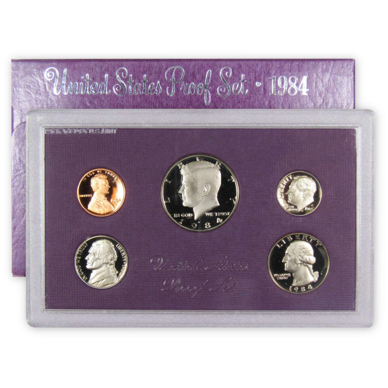 1984 Clad Proof Set U.S. Mint Original Government Packaging OGP 1984 Clad Proof Set U.S. Mint Original Government Packaging OGP