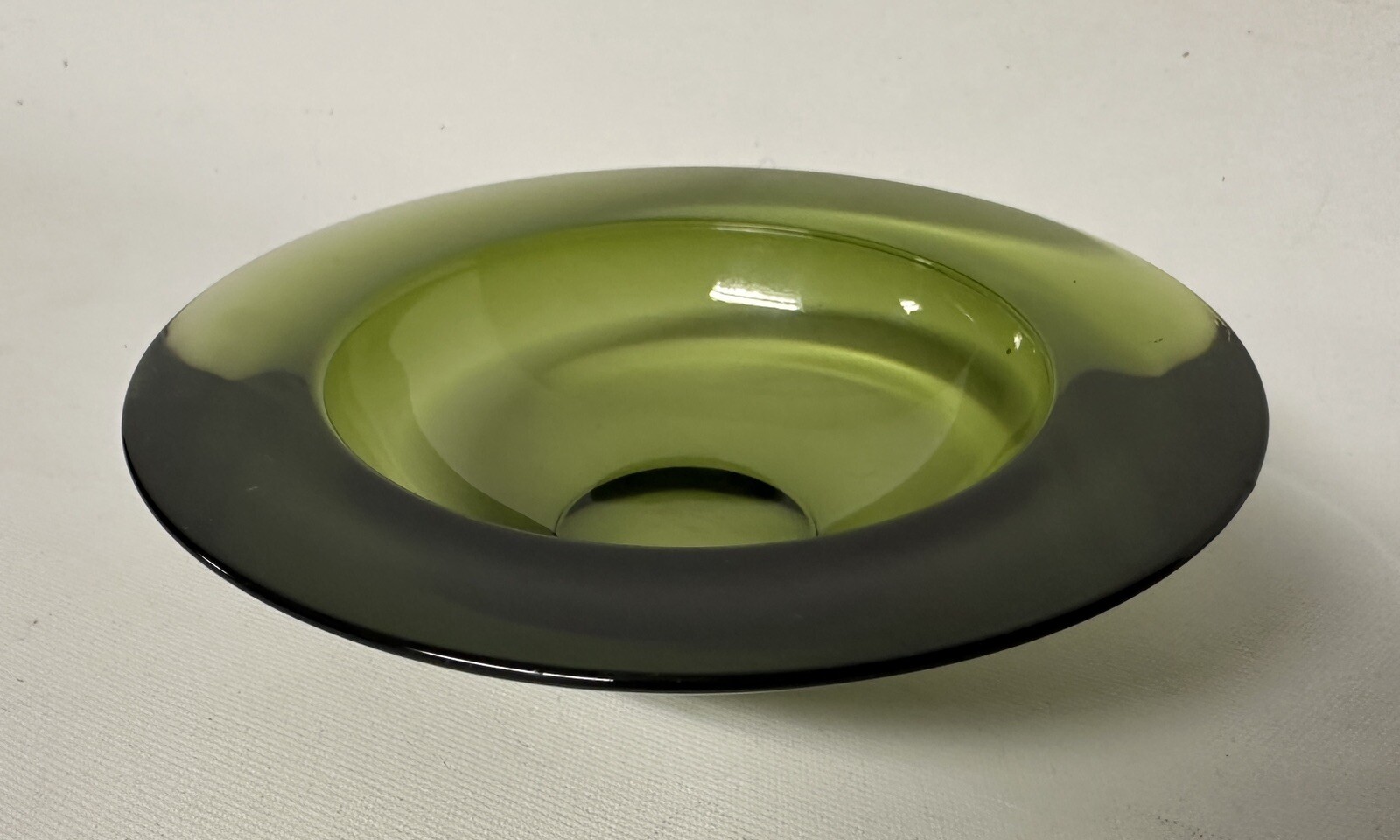 Vintage MCM Denji Takeuchi Japanese Designer For Sasaki Holmegaard Glass Bowl