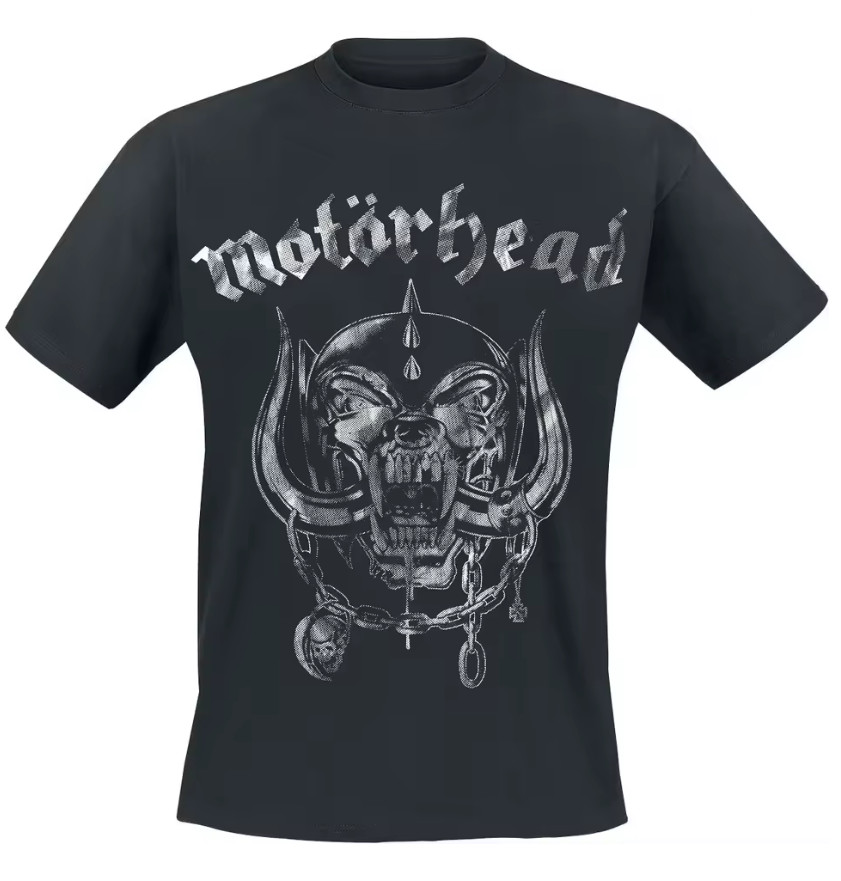 Motorhead Cotton Black T-Shirt – Iconic Heavy Metal Band Rock Punk Style