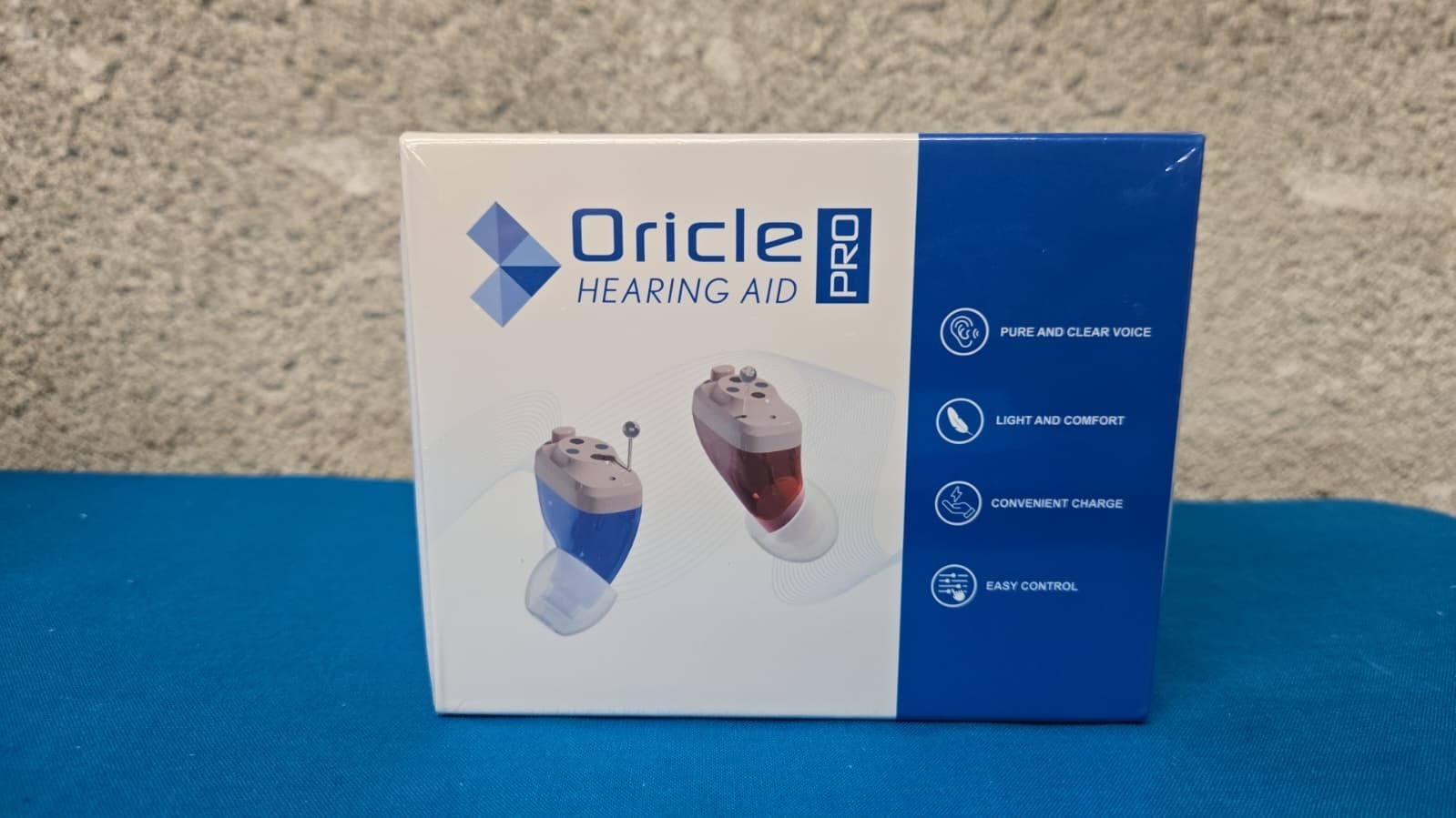 Oricle PRO Hearing Aids 16 Channel With Case Light Comfort Pure Voice New SEALED