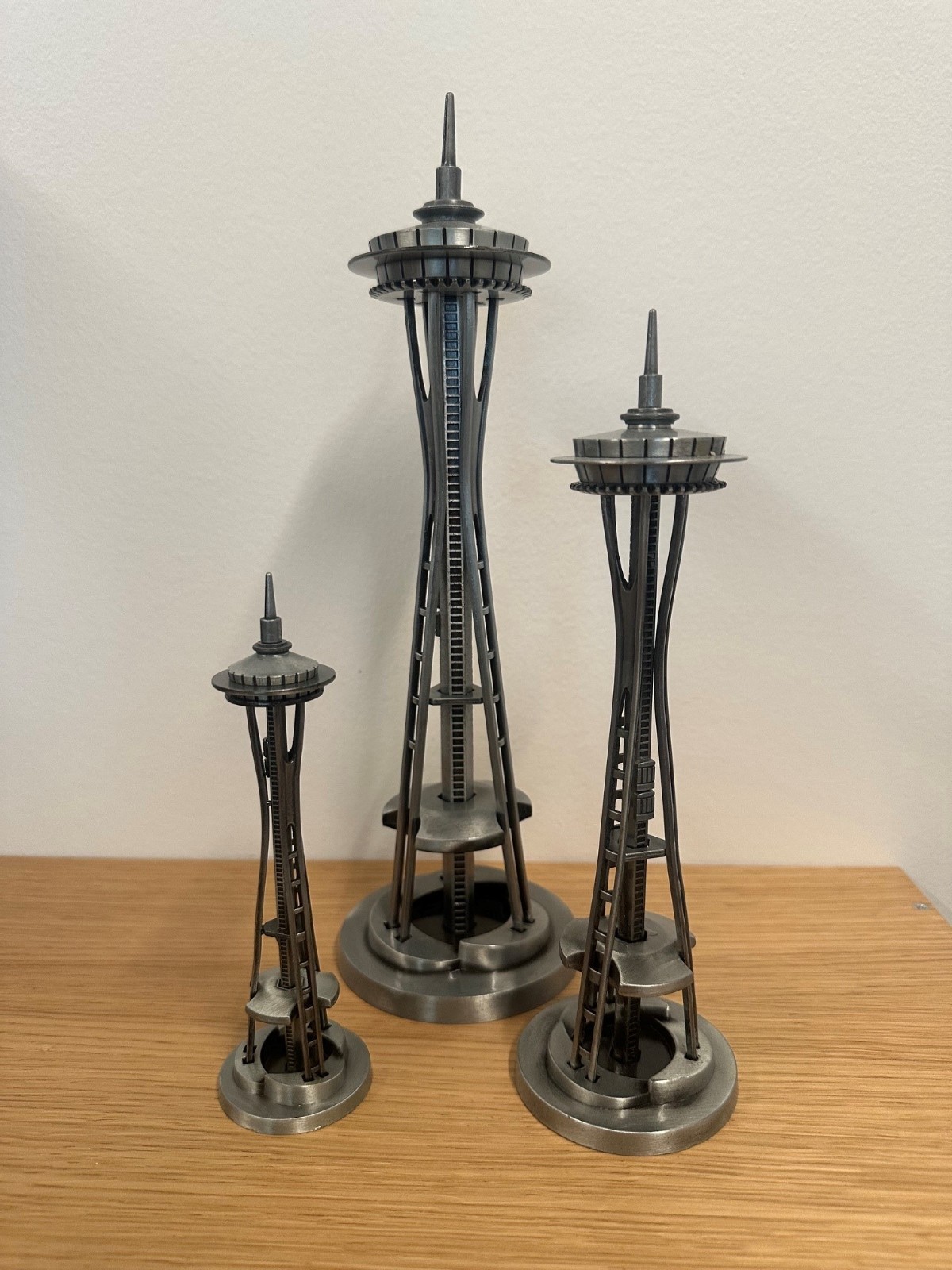 Exclusive Licensed Seattle Space Needle 6, 9, or 12” Zinc Statue - NEW DESIGN