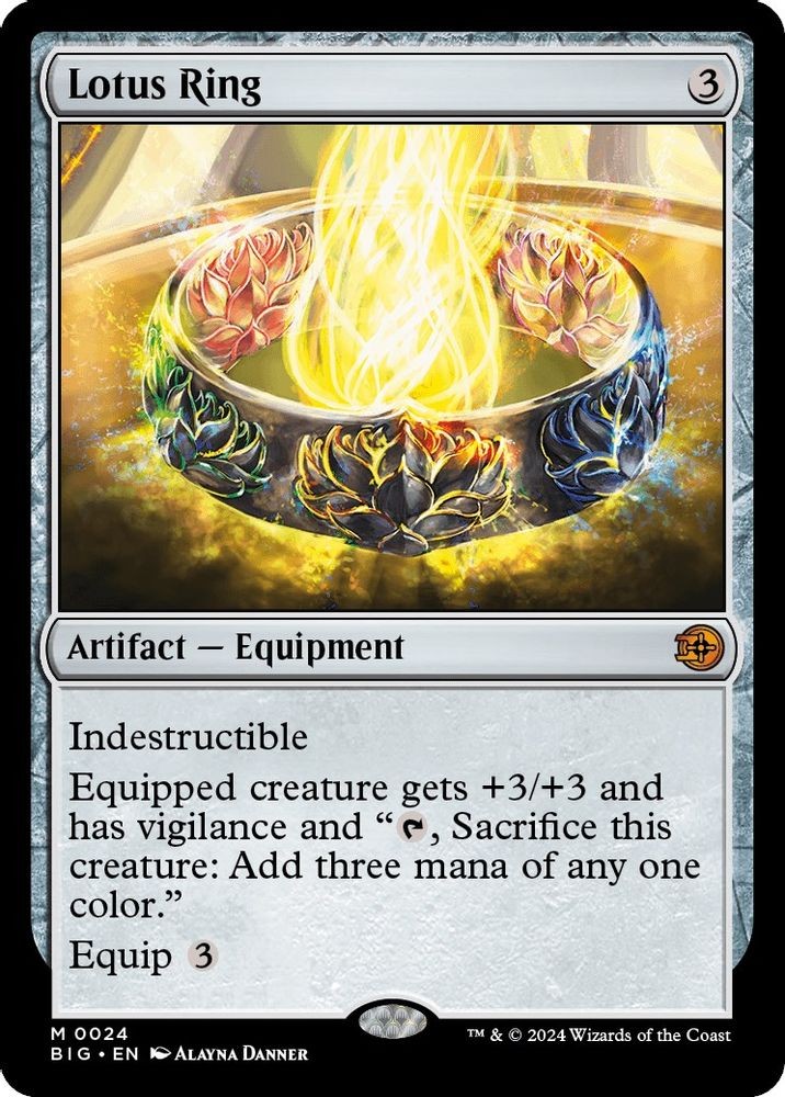 2024 Magic: The Gathering: BIG - Lotus Ring (#24, M, Near Mint)