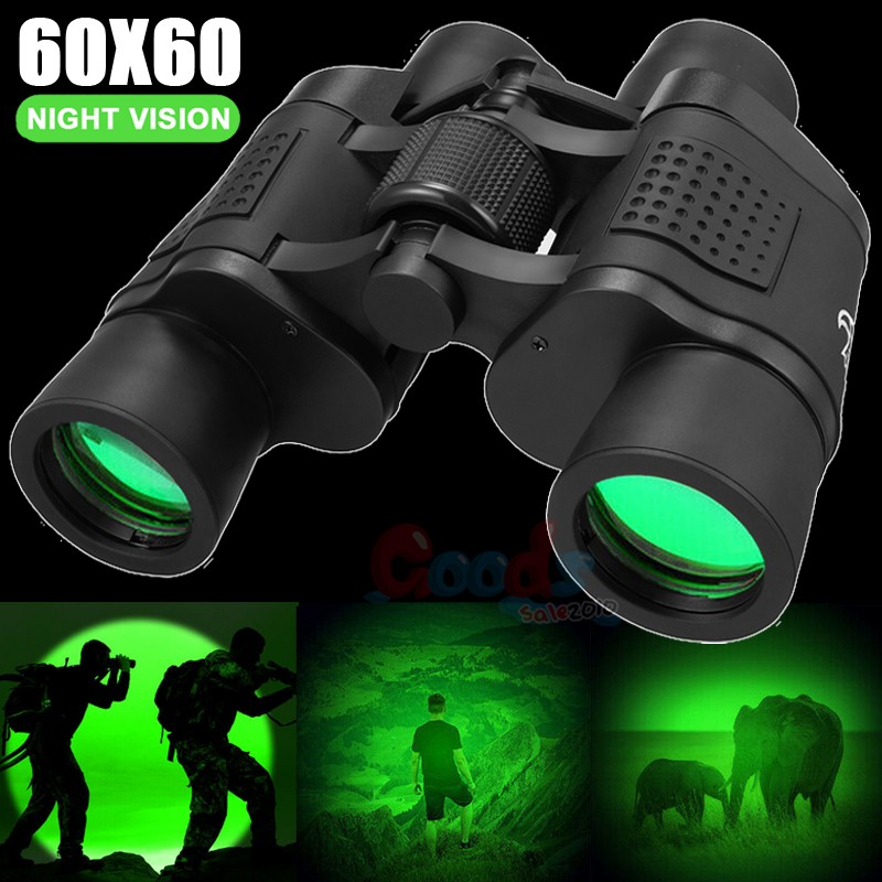 Binoculares De Alta Definición 60x60 Vision Nocturna Zoom Telescopio Para Caza