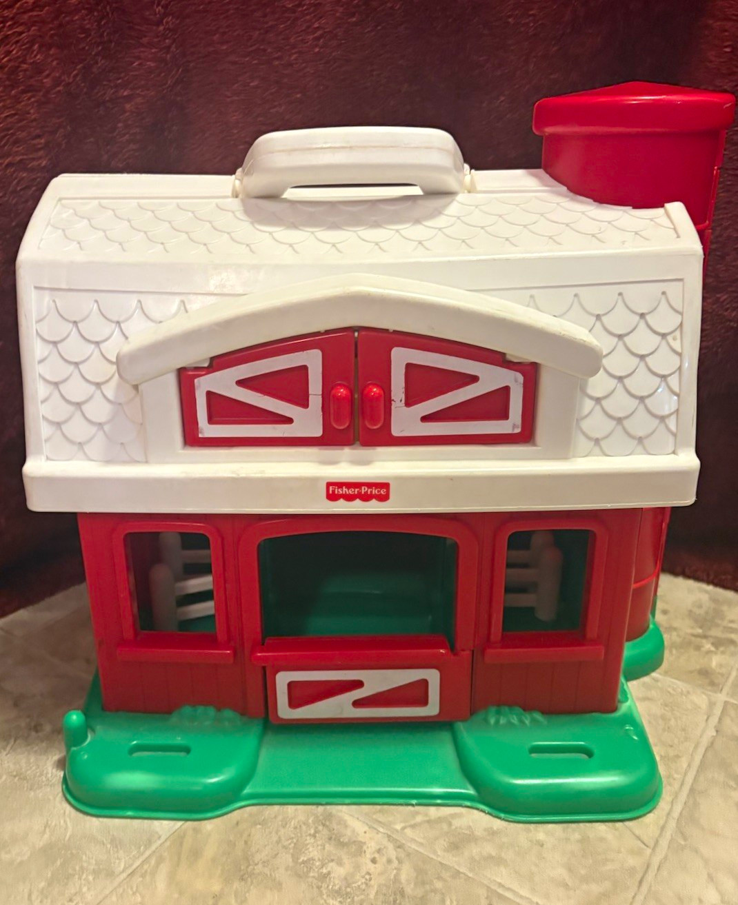 1995 Vintage Fisher-Price Folding Barn Playset MPN 2590