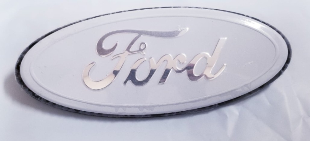 1PCc FORD WHITE & BLACK EMBLEM OVAL 9 INCH LOGO Grille & Tailgate Badge 2004-16 1PCc FORD WHITE & BLACK EMBLEM OVAL 9 INCH LOGO Grille & Tailgate Badge 2004-16