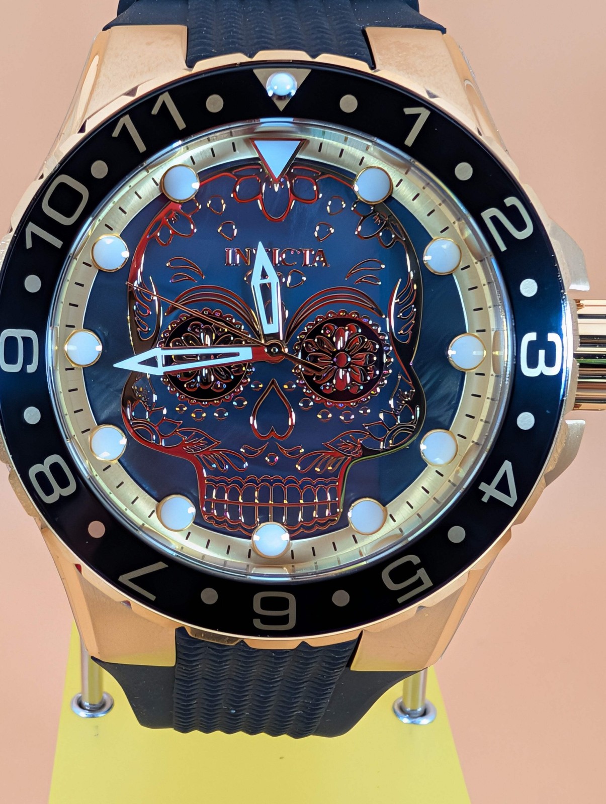 Invicta Aviator Dia De Los Muertos collection men\'s watch - 50mm