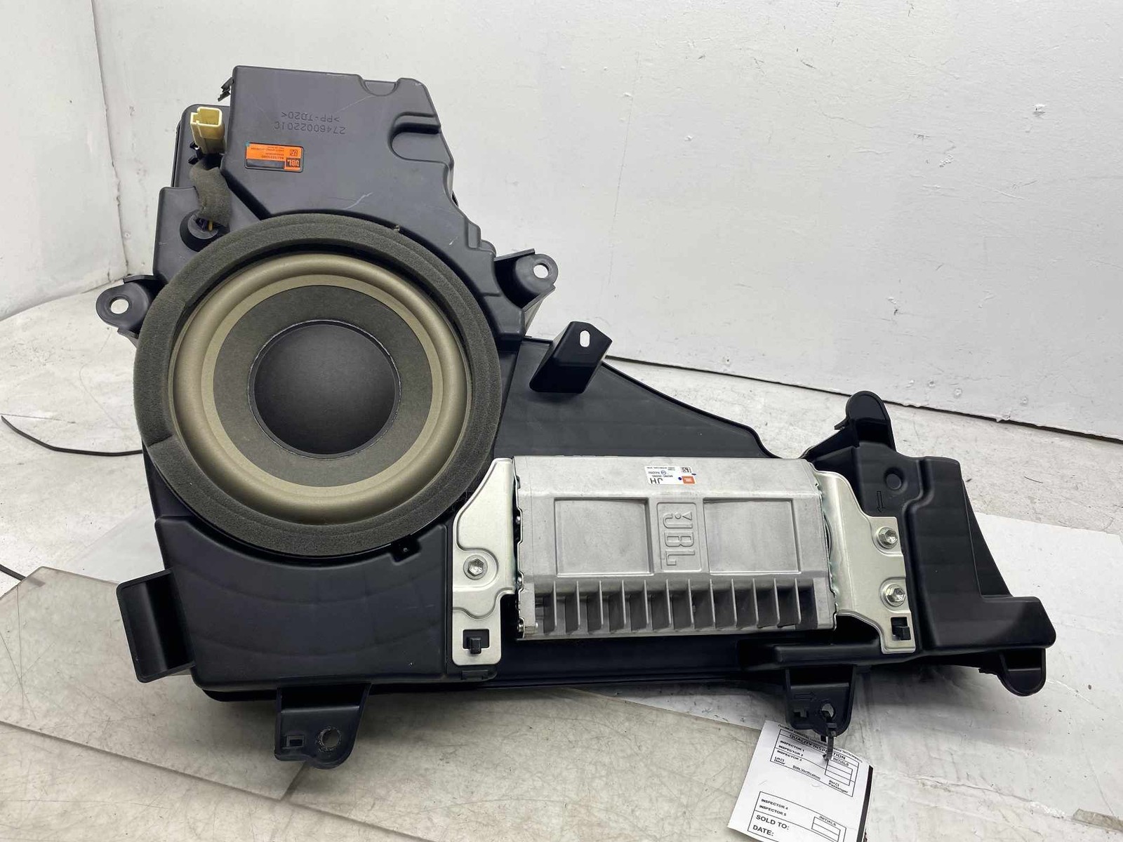 2010-2024 TOYOTA 4RUNNER JBL SUBWOOFER SPEAKER AUDIO ASSEMBLY UNIT 8615035080