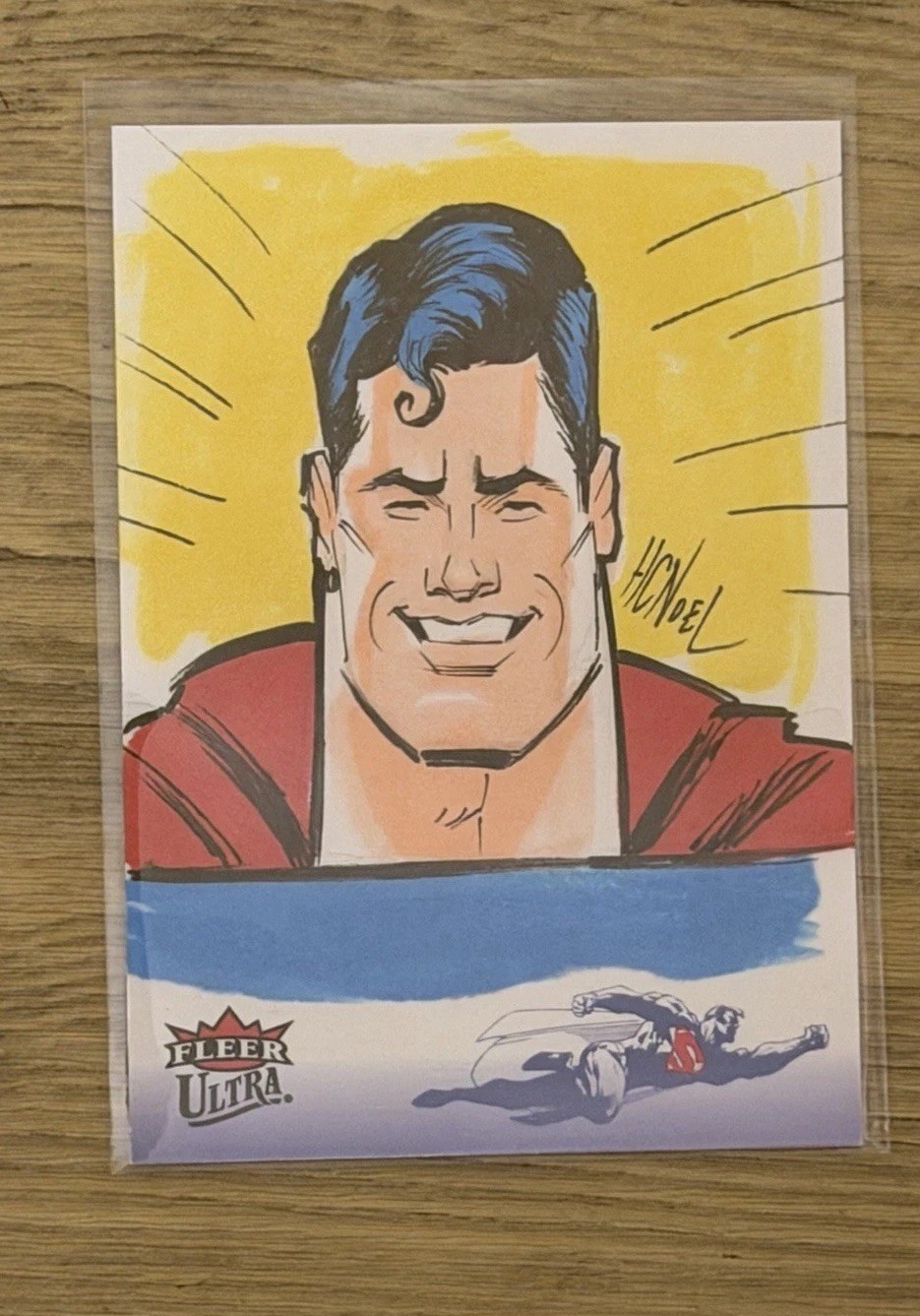 2025 Fleer Ultra 1/1 Superman Sketch card Howie Noel Original Art RARE 2025 Fleer Ultra 1/1 Superman Sketch card Howie Noel Original Art RARE