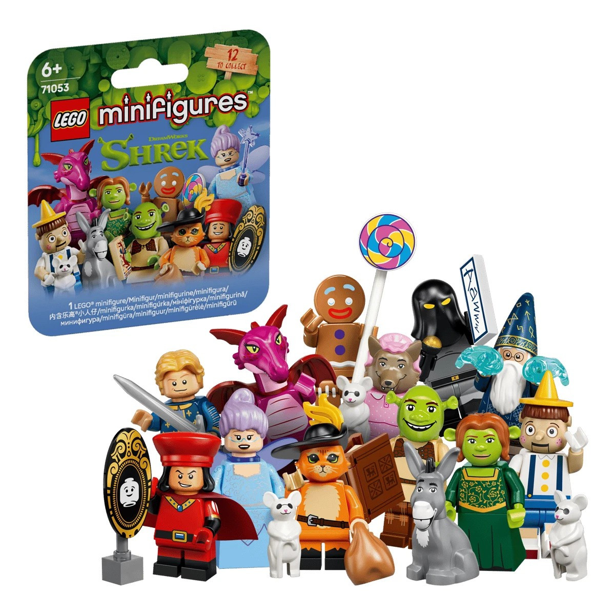 LEGO SHREK Series SEALED Set of 12 Minifigures 71053 - IN STOCK LEGO SHREK Series SEALED Set of 12 Minifigures 71053 - IN STOCK