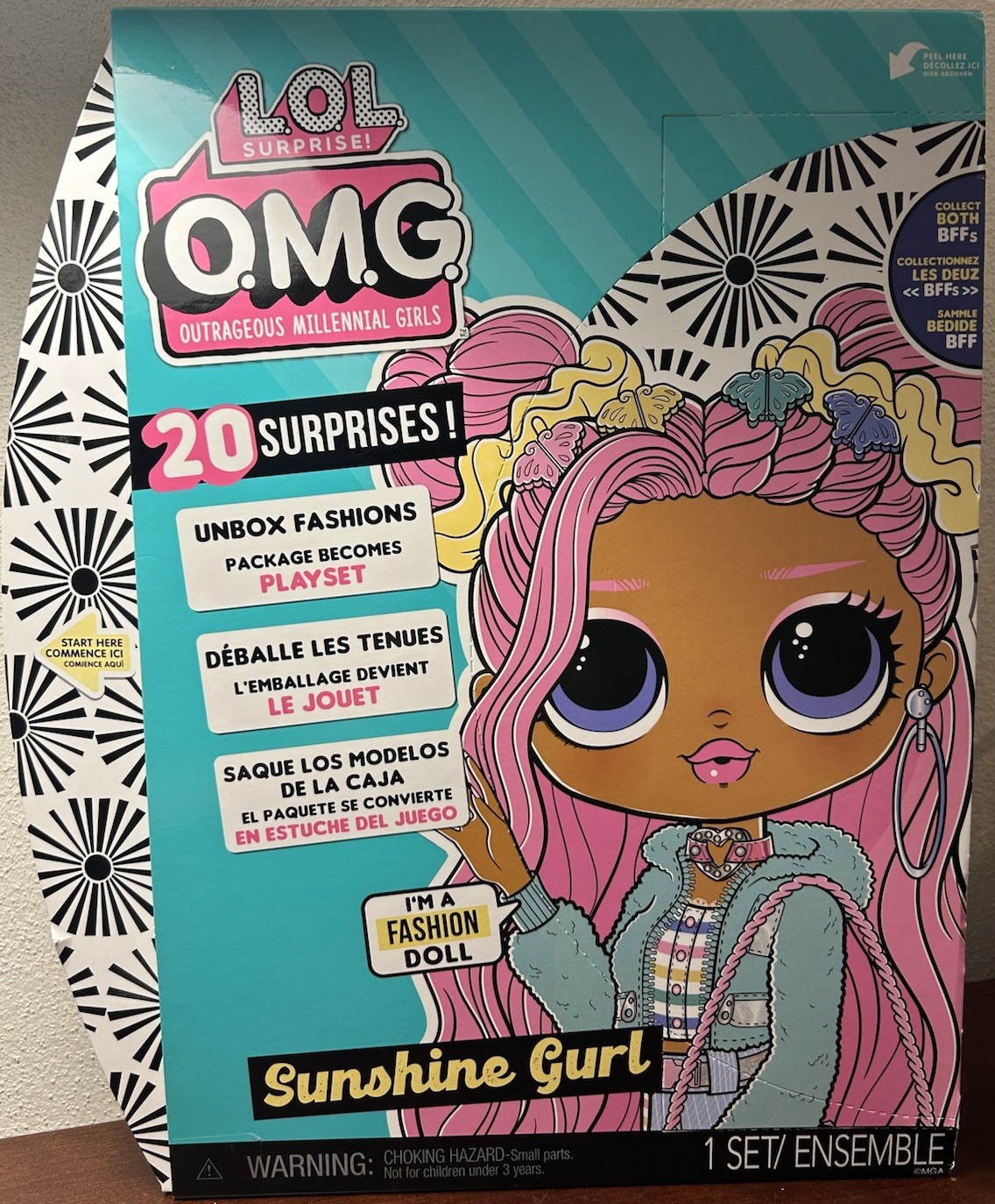 Brand New L.O.L. Surprise OMG Series Sunshine Gurl Fashion Doll NIB
