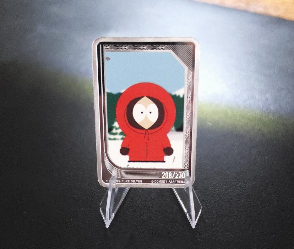 2025 Agoro South Park Kenny McCormick #208/250 Emerald 1oz .999 Silver Coin 2025 Agoro South Park Kenny McCormick #208/250 Emerald 1oz .999 Silver Coin