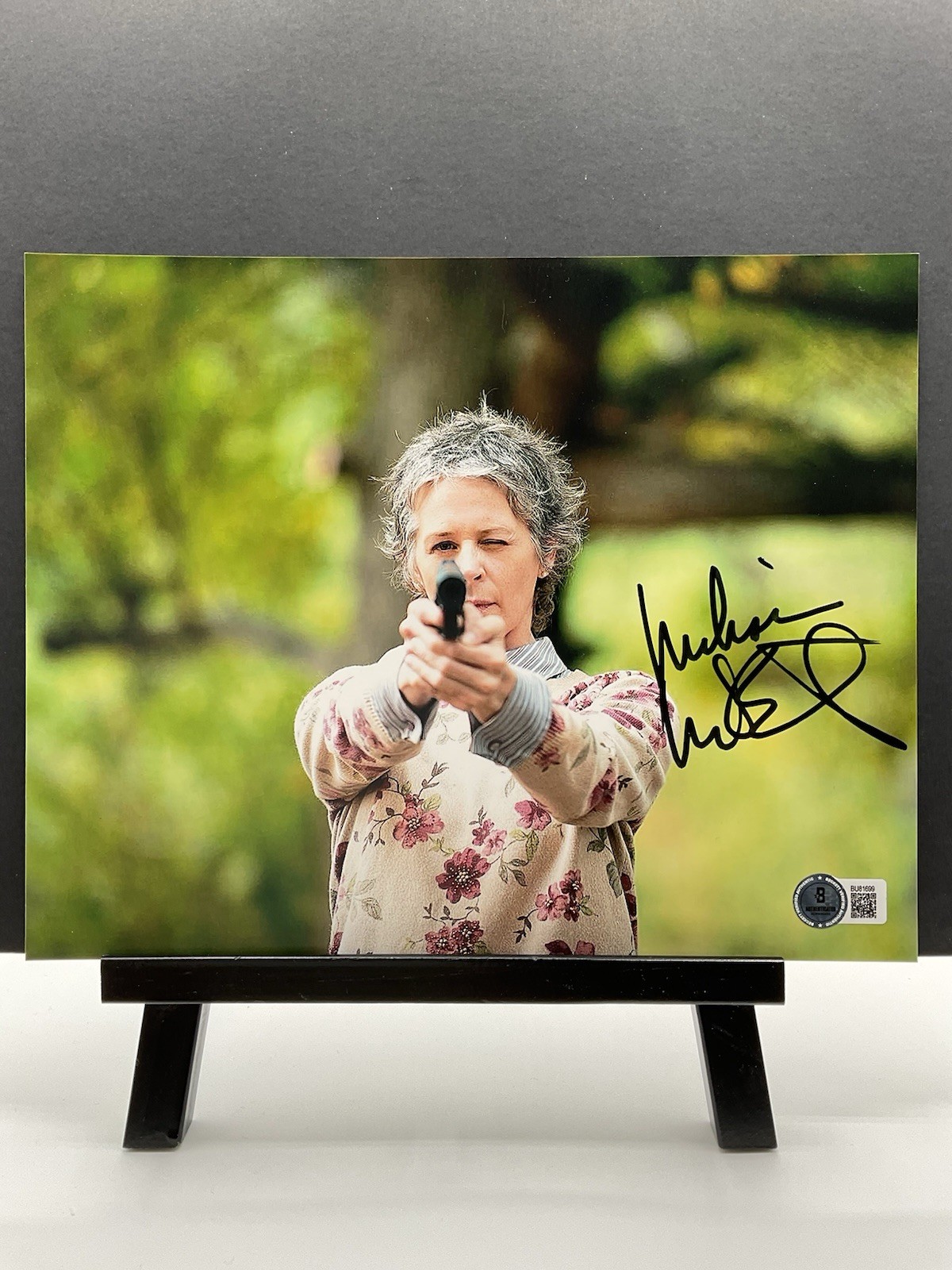 Melissa McBride signed photo Walking Dead signed 8x10 BAS Carol autographed 8x10