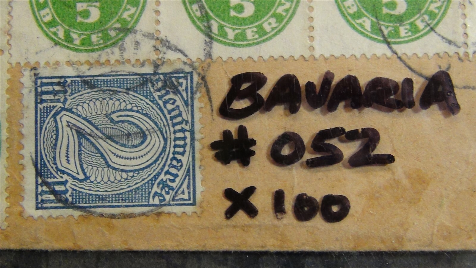 Stampsweis Bavaria stamps on cover RARE est 101 classic stamps
