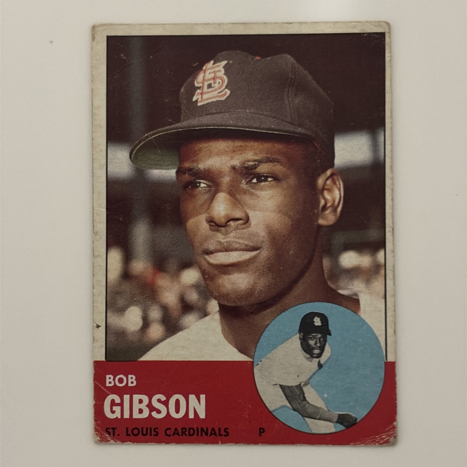 1963 Topps Bob Gibson #415 Vg