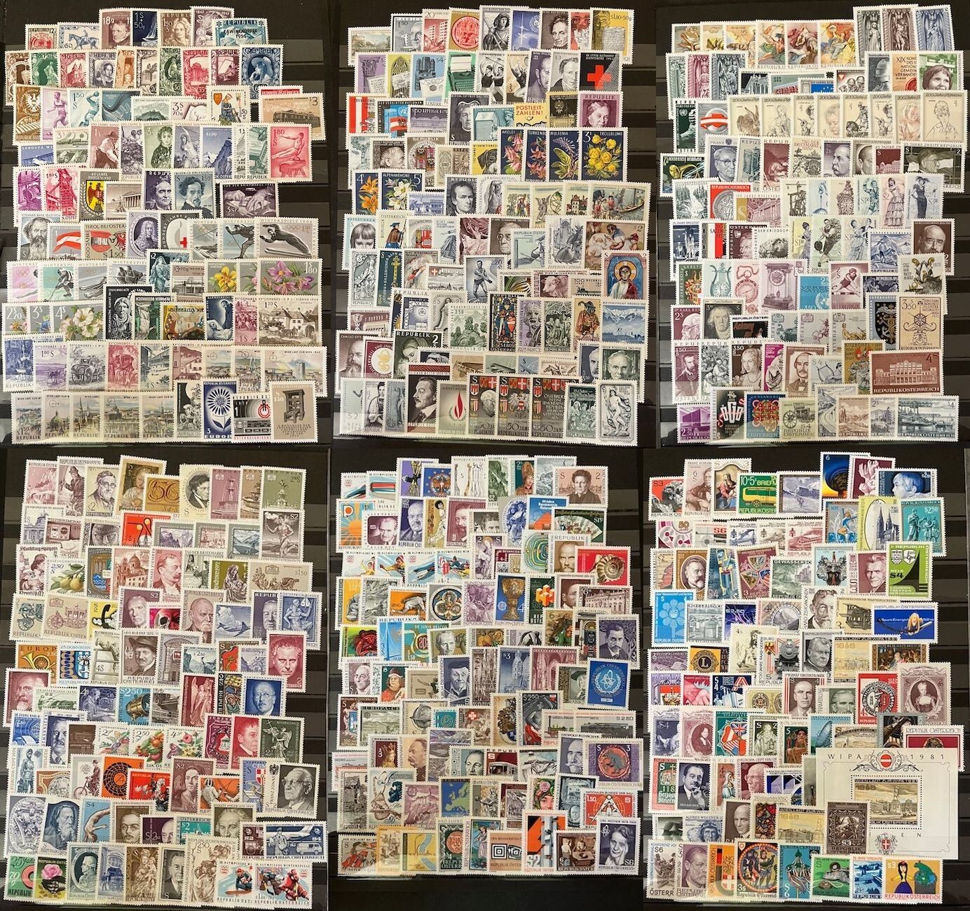 AUSTRIA - 500 Commemorative STAMPS - ALL DIFFERENT - Very Nice Collection - MNH AUSTRIA - 500 Commemorative STAMPS - ALL DIFFERENT - Very Nice Collection - MNH