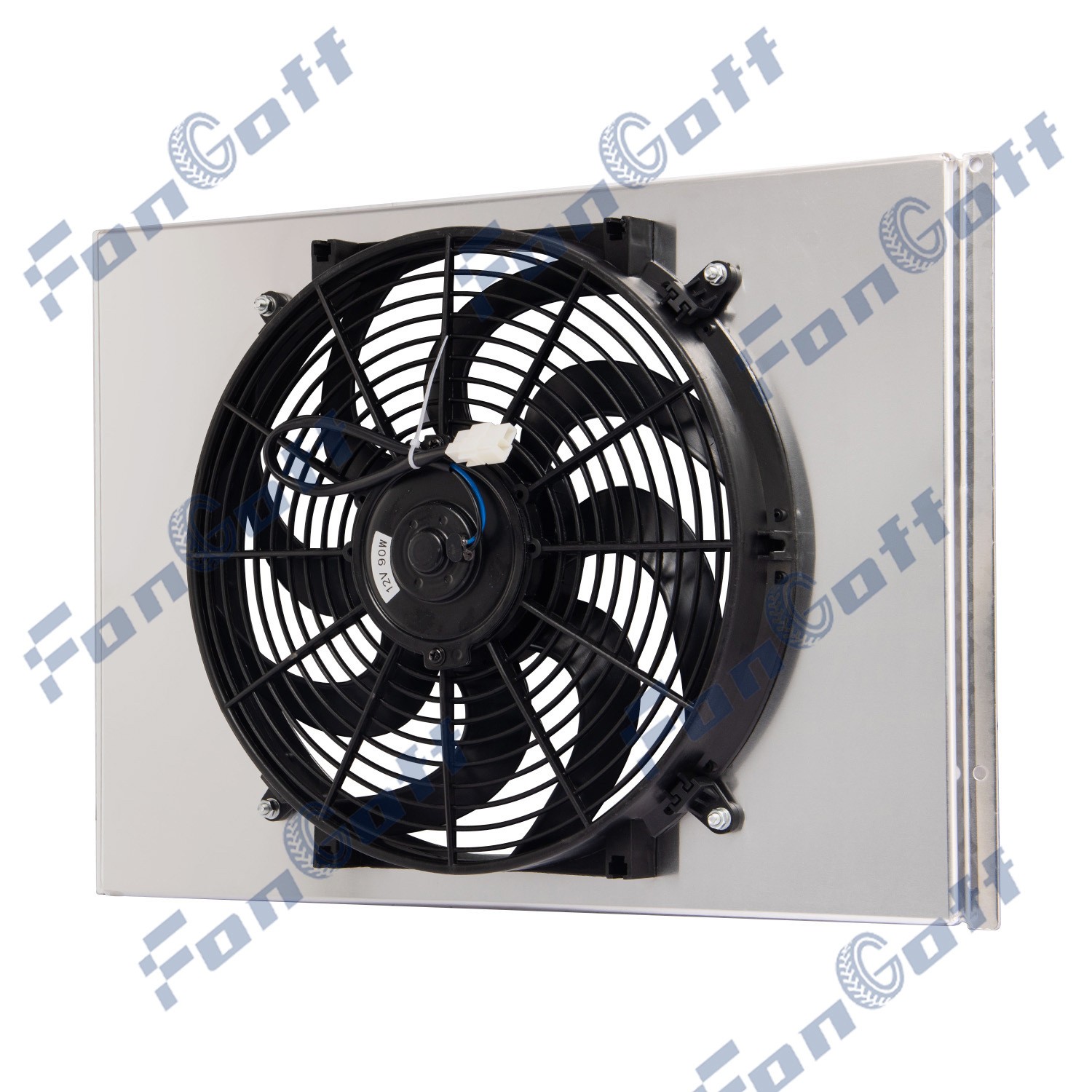 Fit 1968-1974 Dodge Coronet Charger Challenger Plymouth Aluminum Shroud Fan