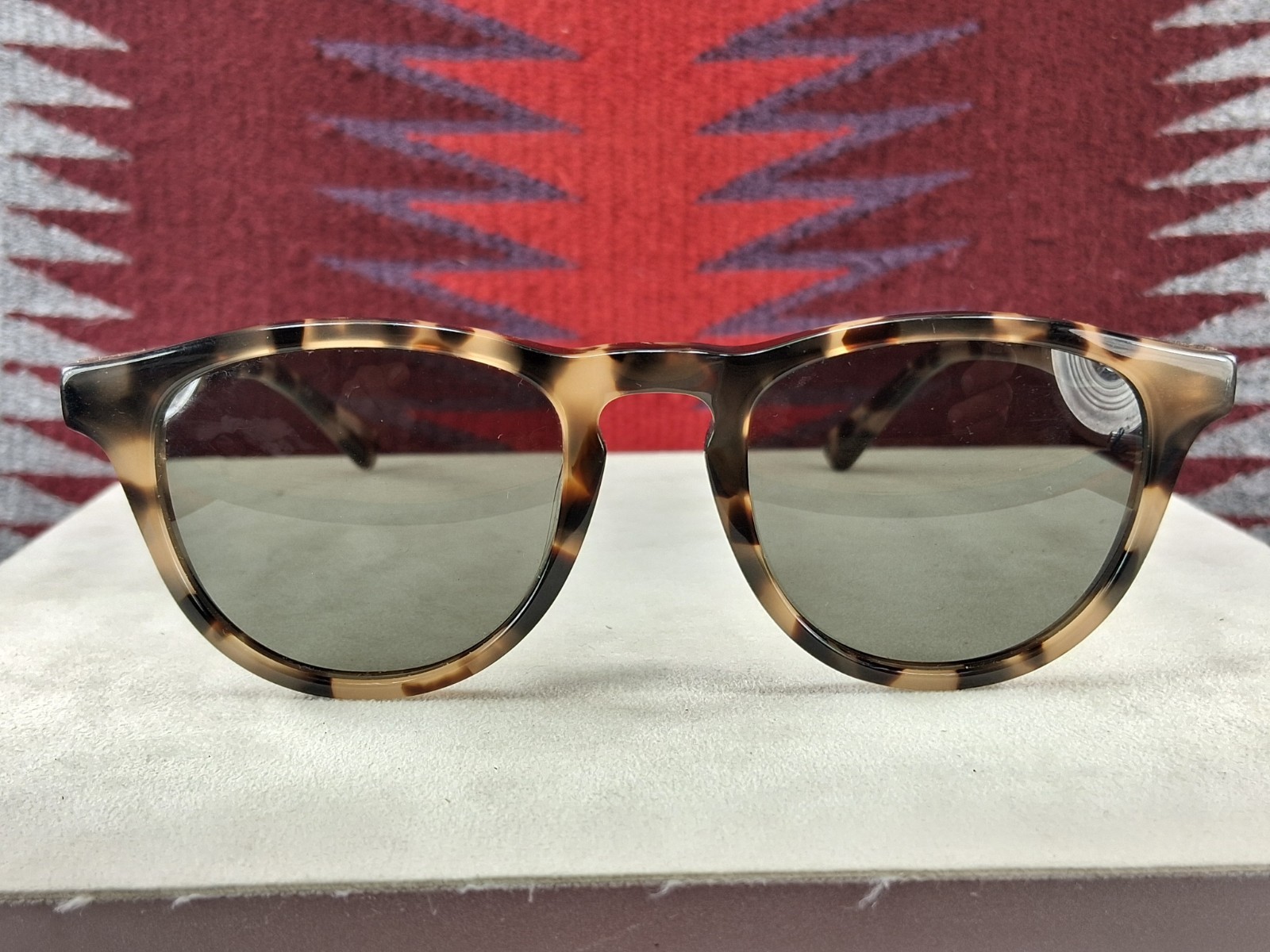 SHWOOD - FRANCIS Acetate/Wood  Smokey Gray Tortoise Shell Sunglasses 48□22 143 